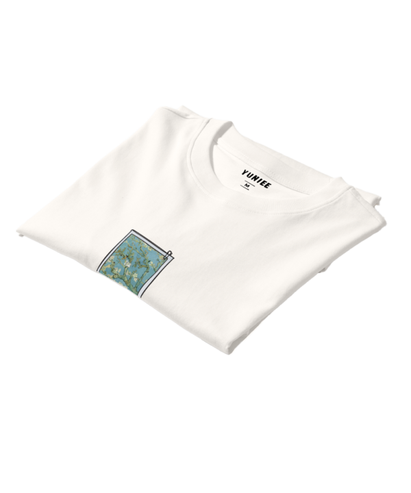 Blossoms in Blue - Unisex Oversize T-shirt - Görsel 4