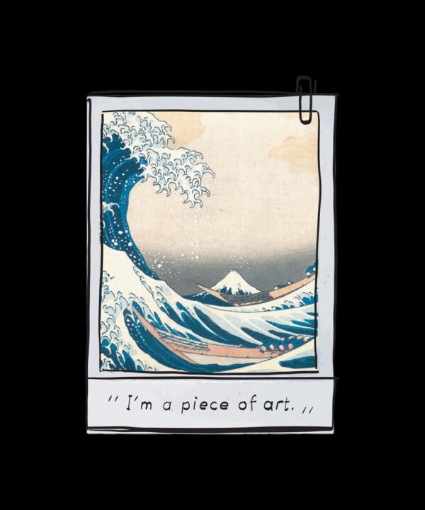 Waves of Eternity - Unisex Oversize T-shirt - Görsel 2