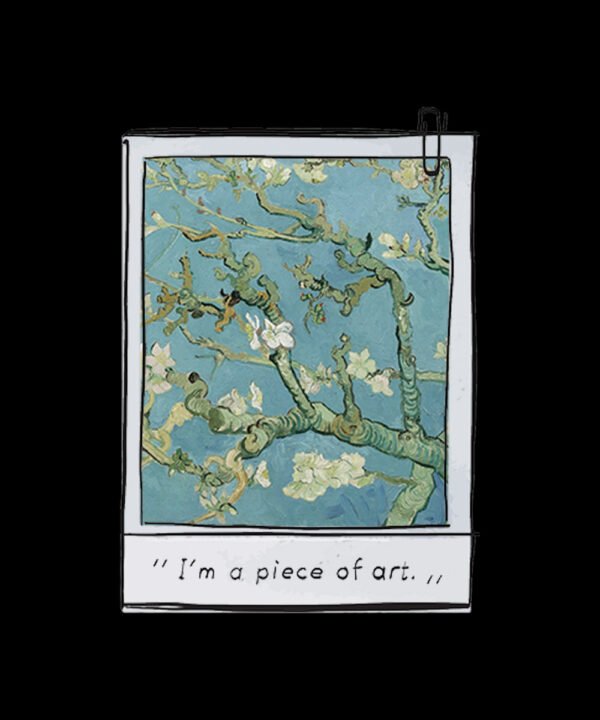 Blossoms in Blue - Unisex Oversize T-shirt - Görsel 2