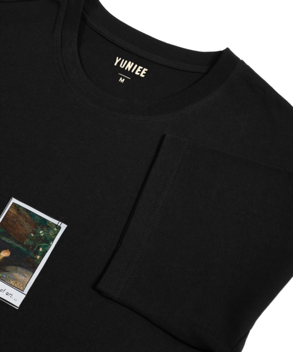 Ophelia’s Last Bloom - Unisex Oversize T-shirt - Görsel 3