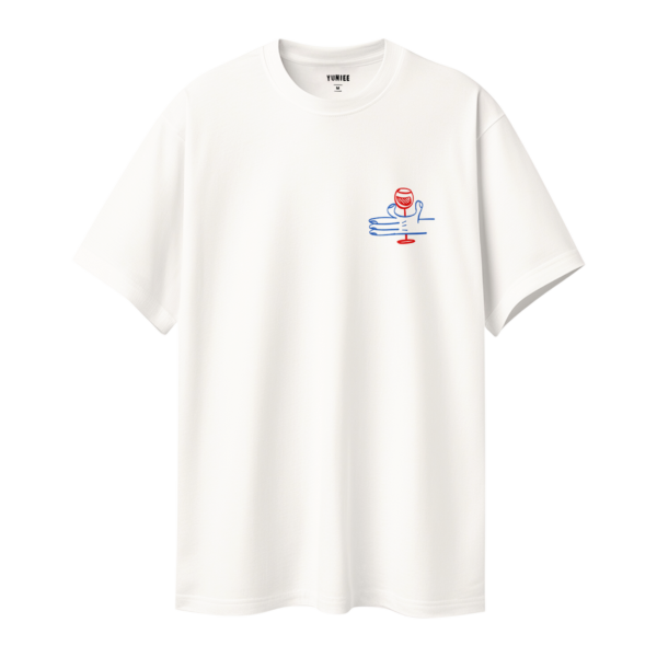 Sip, Left - Unisex Oversize T-shirt