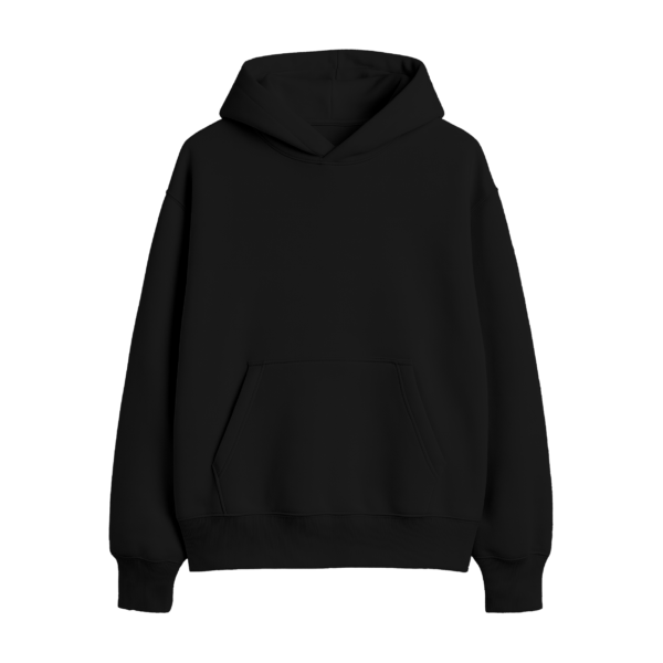 Unisex Oversize Hoodie - Siyah