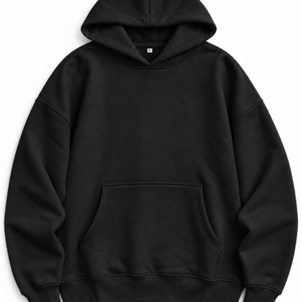 Unisex Oversize Hoodie - Siyah
