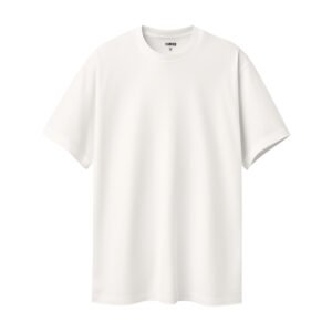 Premium Oversize %100 Pamuk Unisex Tişört 220 Gr Heavyweight - Ekru