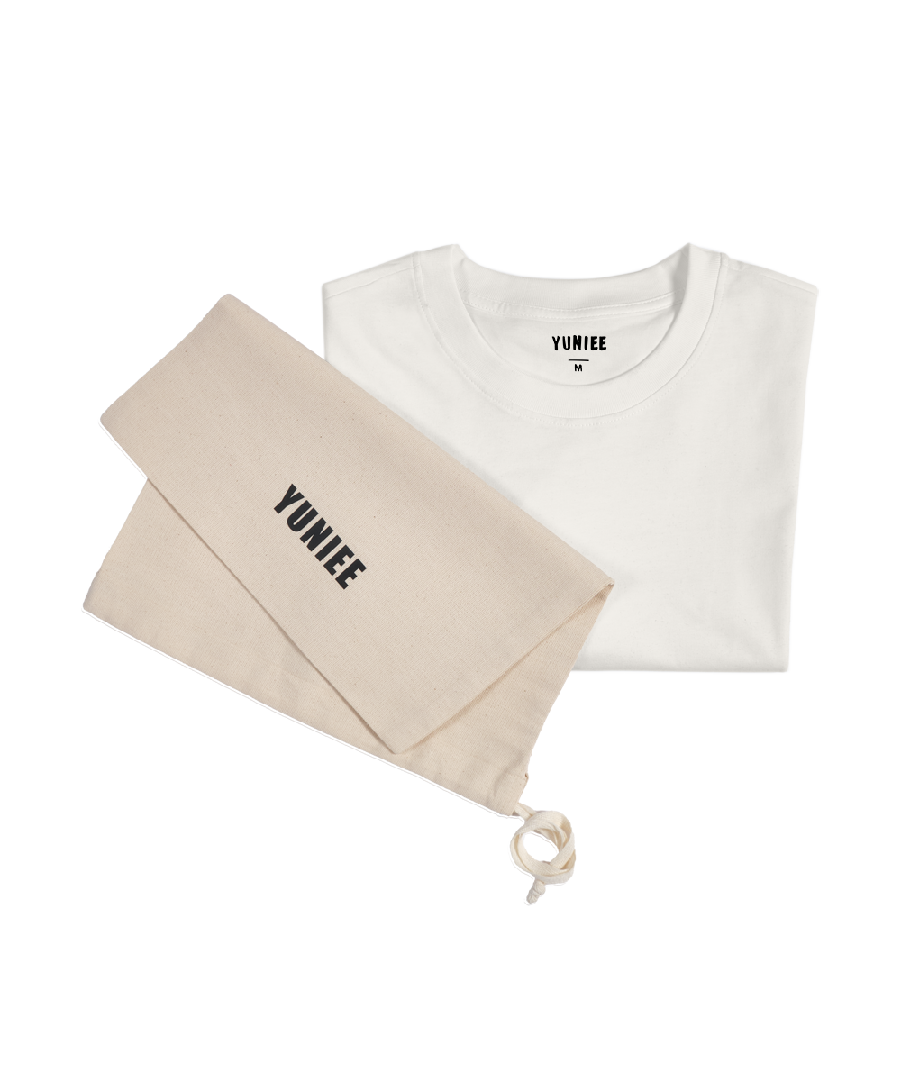 Premium Oversize %100 Pamuk Unisex Tişört 220 Gr Heavyweight - Ekru - Görsel 8