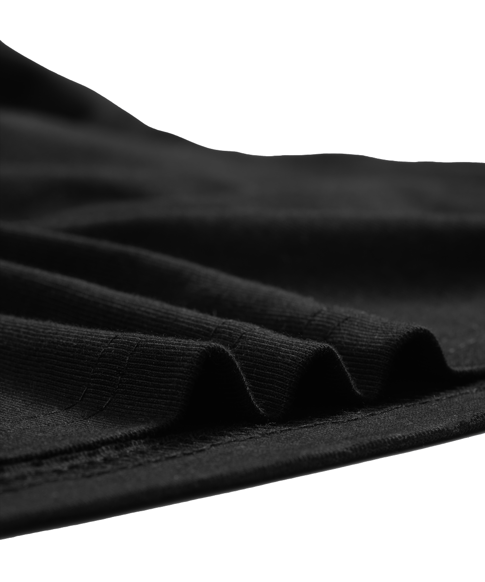 Premium Oversize %100 Pamuk Unisex Tişört 220 Gr Heavyweight - Siyah - Görsel 6