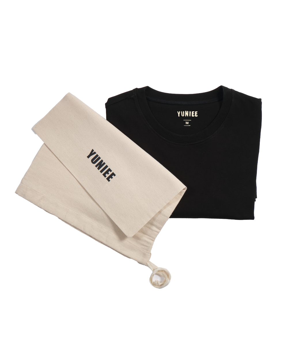 Premium Oversize %100 Pamuk Unisex Tişört 220 Gr Heavyweight - Siyah - Görsel 7